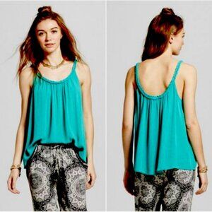 Mossimo Supply Co. Women's Teal Tank Top